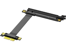 Cabo Riser Pcie 3.0 X16 Para Express De 25 Cm Com Cotovelo Em Ângulo