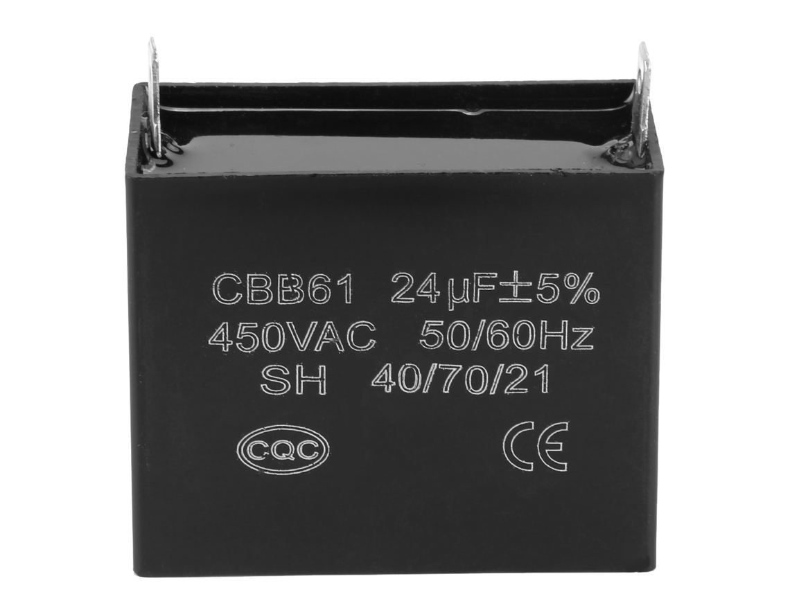 Capacitor de Partida Cbb61 24uf 450v YURU