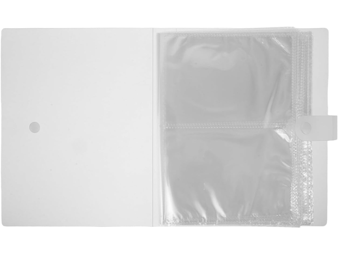 Álbum De Fotos Artibetter 5 Bolsas Com Bolsas Plásticas 120 Locais Para Cartões E Fotos Cobertura Plástica