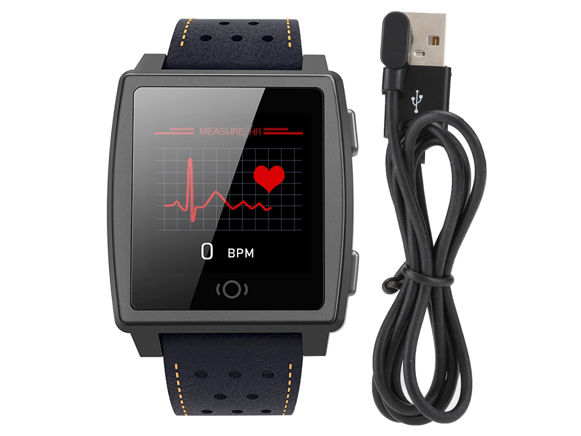 Smartwatch EOOCOO com monitoramento de saúde e fitness