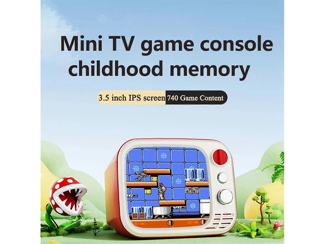 H7 Console De Jogos Retrô Nostálgico Para Tv, Controle De Jogos Para Tv Doméstica, Cinza Escuro Hengjian