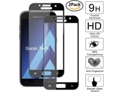 Película Vidro Temperado Samsung Galaxy A3 2017 A320F HONGWE. Cobertura Completa Preto