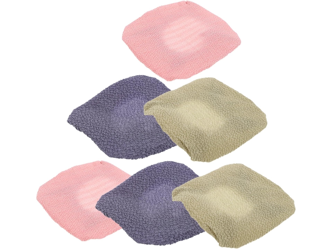Conjunto Homoyoyo Com 6 Toalhas De Banho Esfoliantes Para O Corpo E Escovas As Costas