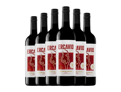 Vinho MÁS QUE VINOS Ercavio Viñas de Meseta Tempranillo Vino de la Tierra de Castilla (0.75 L - 6 Unidades)