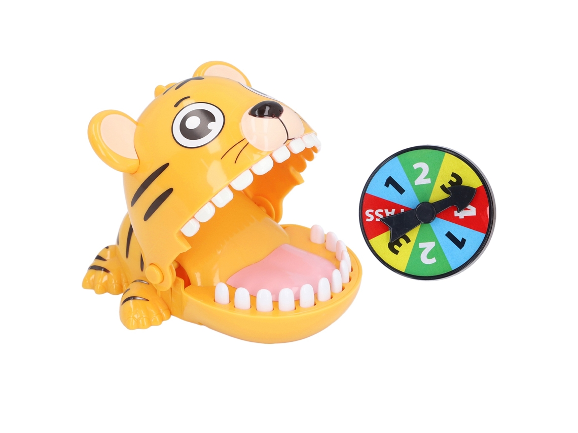 Brinquedo De Morder Dedo Animal Cartun Dentista Aliviar Estresse Coordenação Olho-mão Amarelo