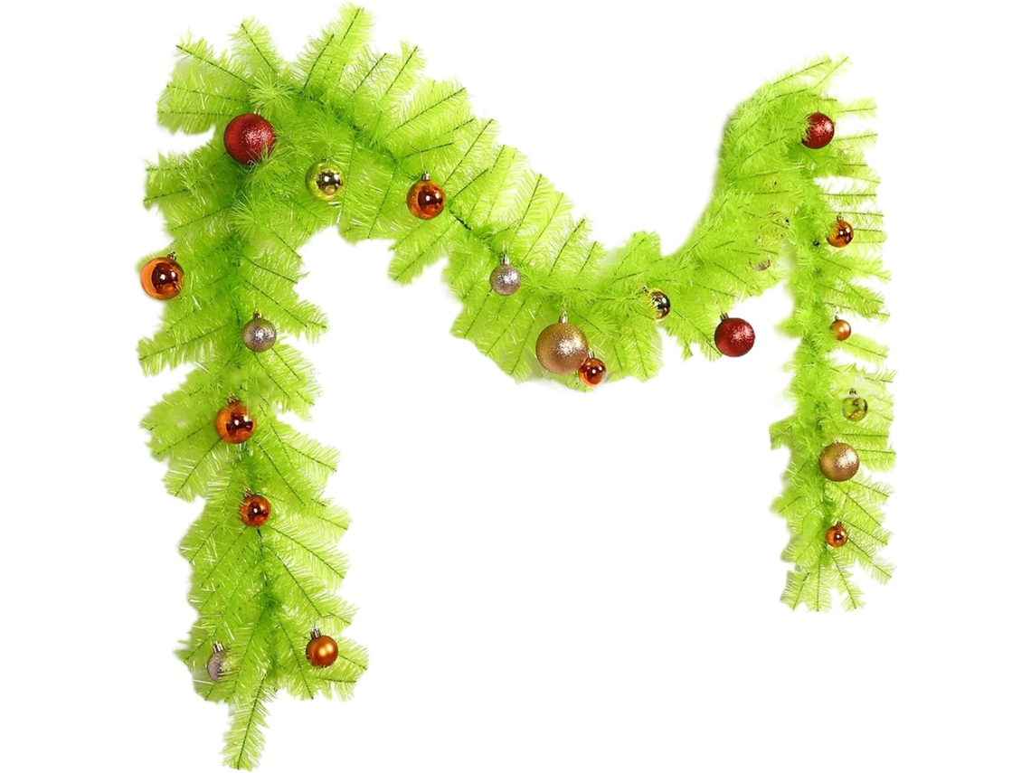 Guirlanda Decorativa De Natal, Artificial, Com Pinhas E Variante 0838