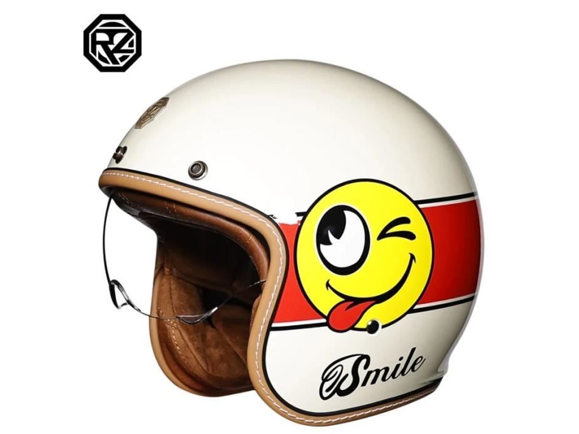 Capacete de Meia Motocicleta, Preto AOZORZ
