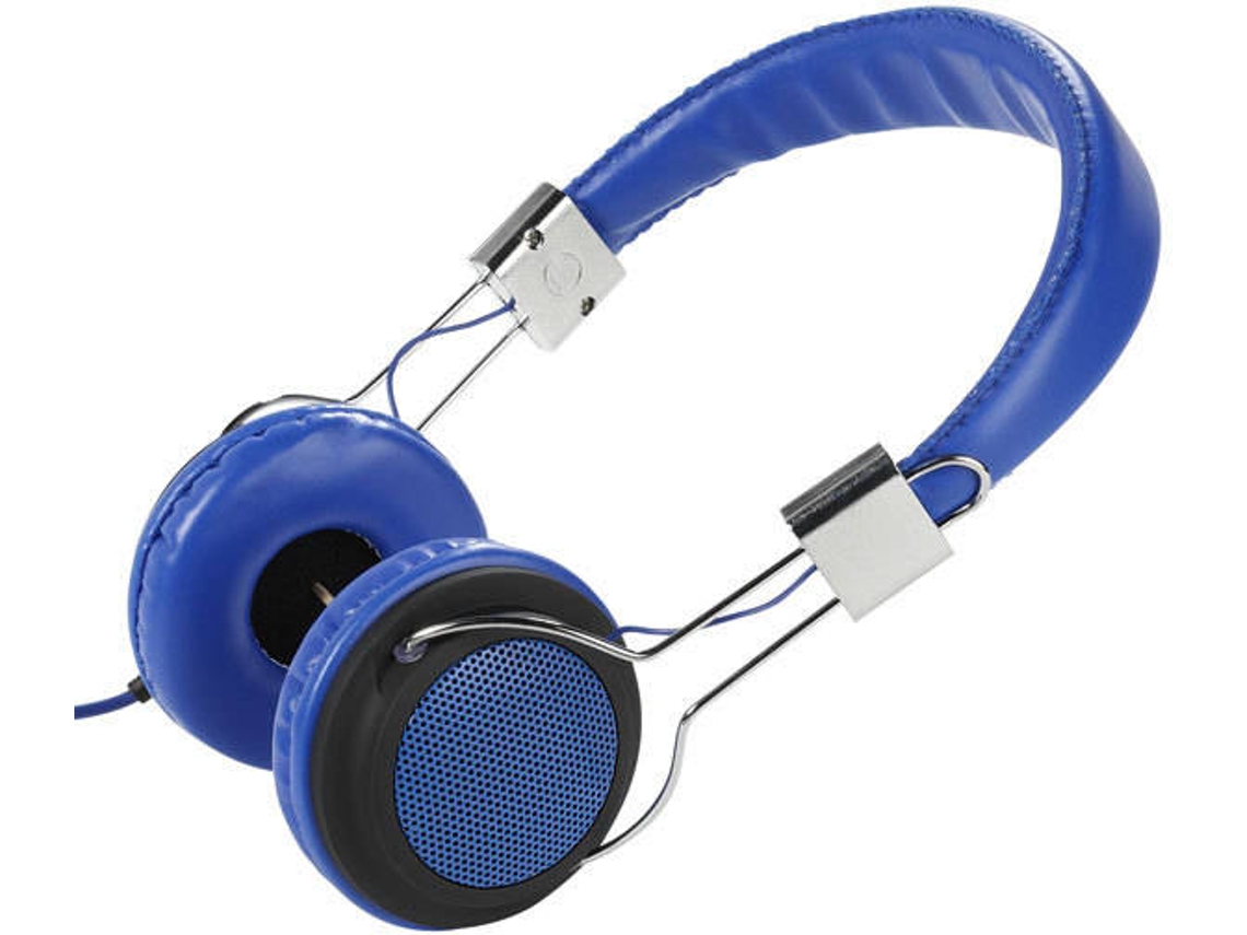 Auscultadores com Fio VIVANCO COL 400 (On Ear - Azul)