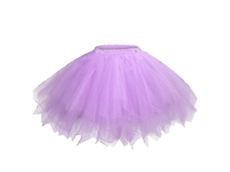 Fasst falda de Tule Malla para Mujer Princesa com Cintura Elástica Corta Baile Adulto Tamanho M/xl/xxl