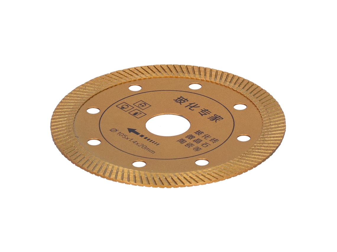 Disco de serra diamantado portátil para corte de azulejos cerâmicos e vitrificados - acessório de substituição