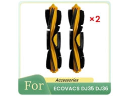 2 Escovas De Rolo Para Acessórios Aspirador Pó Dj35 Dj36