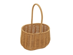 Cesta de Rattan Pp LAXISCREED para Frutas Legumes 19.5x15x29cm