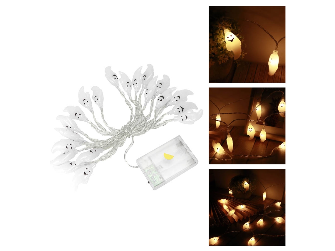 Lâmpada Cascata Halloween 9.8ft 20 Luzes Impermeável