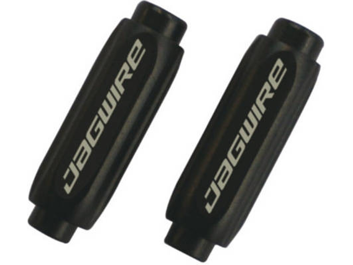 Amortecedor JAGWIRE Inline InDex Adjuster Shift BraiDed 4.5Mm-Black 2Pcs (Preto - 4,5 mm)