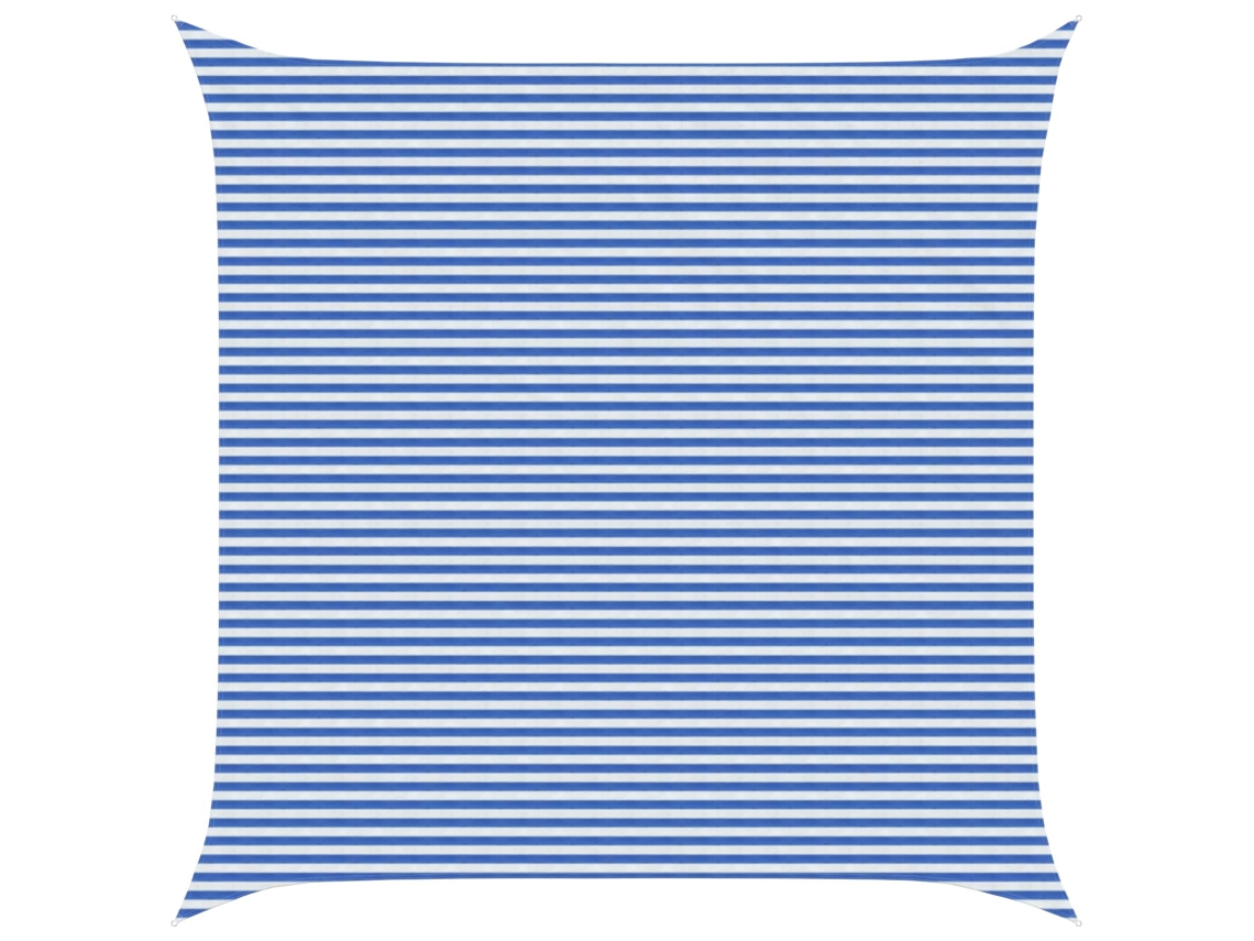 Conjunto 1 Vela De Sombra Vidaxl Azul Polietileno De Alta Densidade (6 X 6 M)