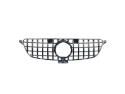 Grade Frontal, Estilo Gt R, Para Compatibilidade Com Coupã© Mercedes Benz, Preto Brilhante Oem