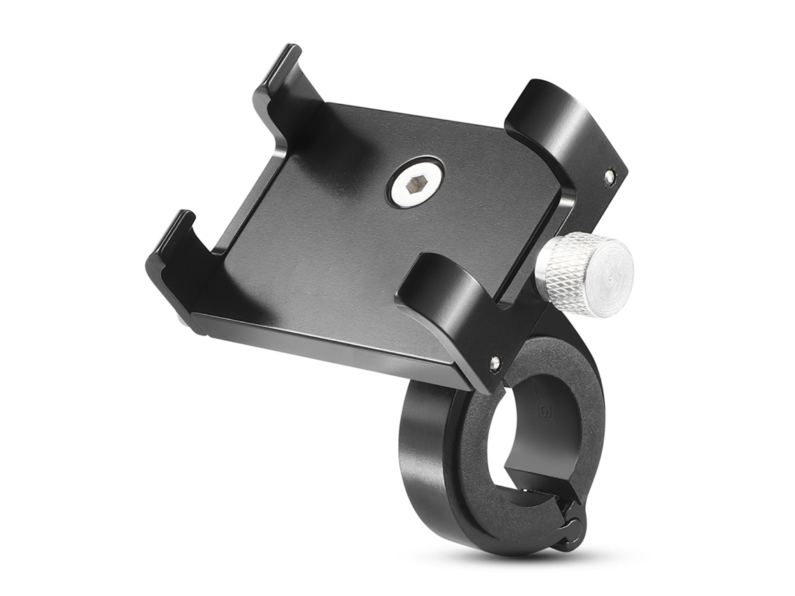 Suporte para Celular Bicicleta S/MARCA ajustável em alumínio para guidão 22.2 31.8mm celulares 4 6.7 polegadas
