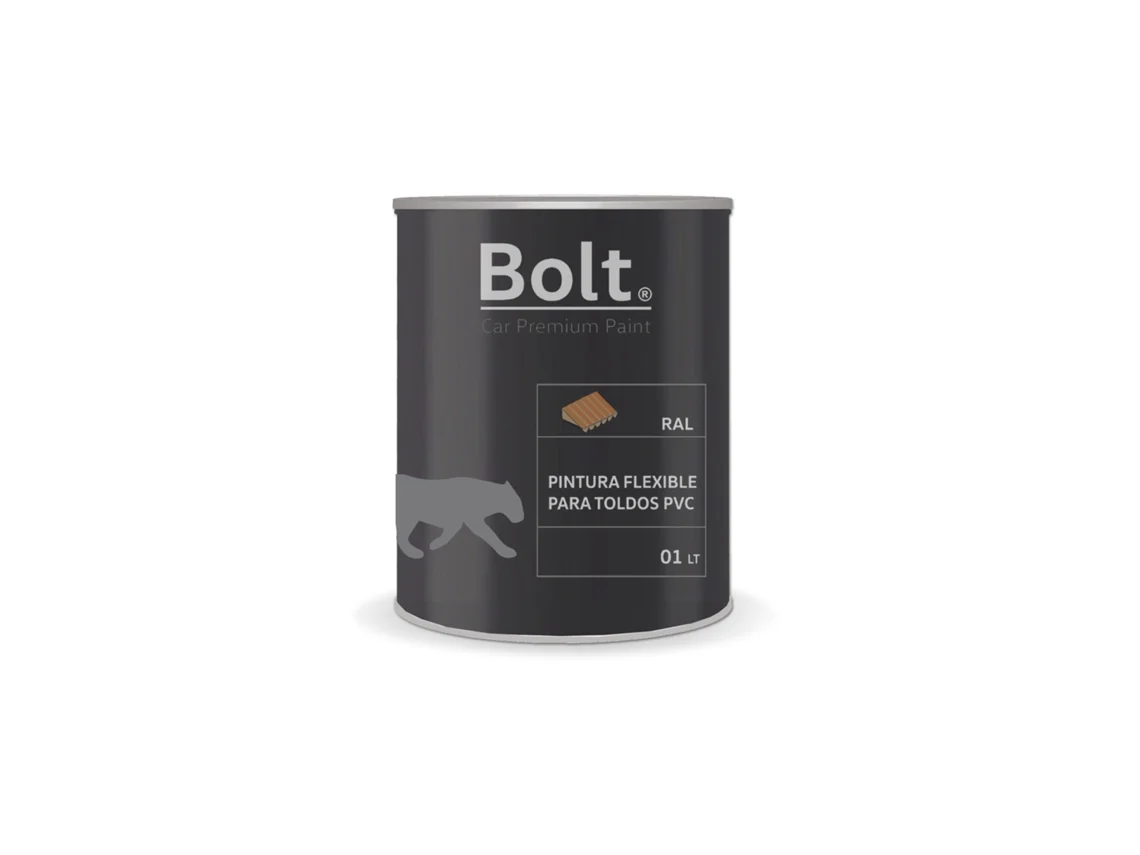 Tinta Flexvel Para Toldos Pvc Letra Ral 1 Lt Bolt Spray Premium Paint (ral 7005 Cinza Rato)