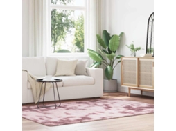 Vidaxl Tapete Shaggy De Pelo Alto Navarra 160x230 Cm Rosa Empoeirado