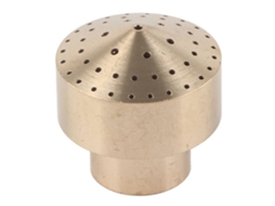 Bocal de latão de 3/4" para fonte de fogos de artifício, para jardim, paisagismo, lago, aspersor para irrigação doméstica.