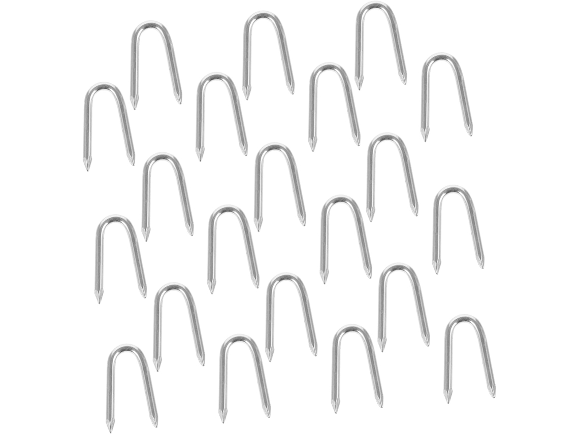 50 Pregos De Ferro Em Forma U Para Cerca Jardim