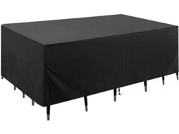 Capa Protetora Para Mesa De Jardim 90x90x40cm, Impermeável E Anti Uv, Cobertura Resistente Para Móveis Externos Btforus