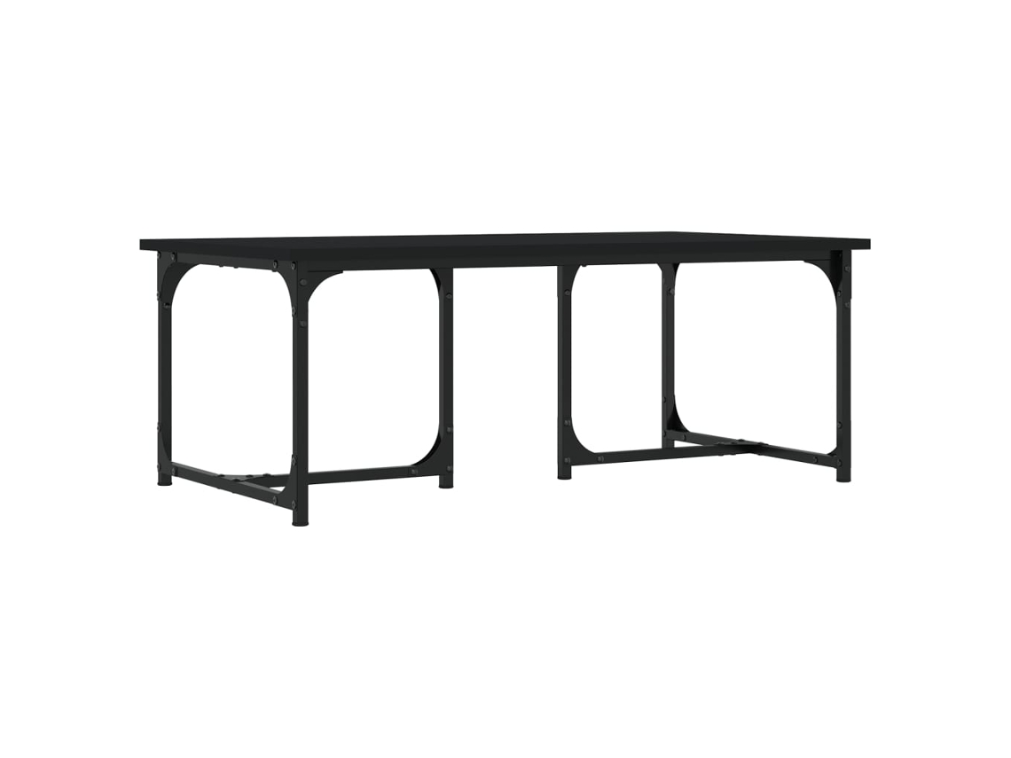 Mesa de centro 90x50x35 cm Derivados de Madeira Preto MAISON EXCLUSIVE