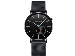 Reloj De Pulsera De Diseño Cute Con Calendario Correa De Cuero Para Hombres 02
