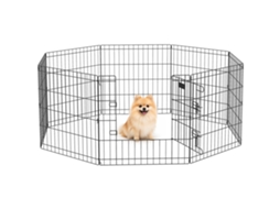 Recinto For Dogs Gives Outdoor Is Indoor With 8 Pannelli Has Steel Is Door. 61 X 61cm. Black