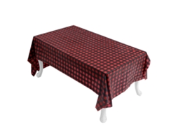 Pacote Com 3 Toalhas De Mesa Xadrez De Plástico Descartáveis Para Festa De Piquenique 54 X 108 Polegadas. Mesa Retangular Vermelho-preto*