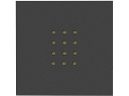 Suporte De Exibição Luz Led Zerodis Com 12 Leds, Base Quadrada Para Arte Em Vidro Com Alimentação Usb, Tamanho Compacto