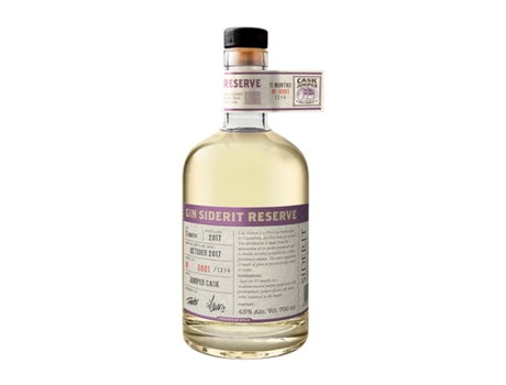 Gin SIDERIT Cask Juniper Reserva (0.7 L - 1 Unidade)