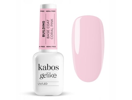 Base De Construção Uv Led Kabos Coral Pink 10 Ml