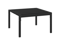 Maison Exclusive - Mesa De Centro Para Jardim 60x60x35 Cm Aço Preto