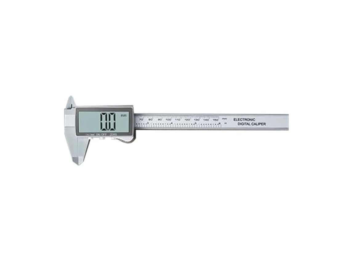 Paquímetro Digital De 150 Mm E 100 Com Visor Lcd Para Medições (preto,