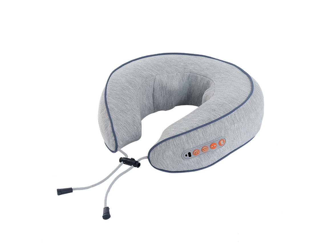 Almofada De Massagem Em Formato De U Cinza Slowmoose