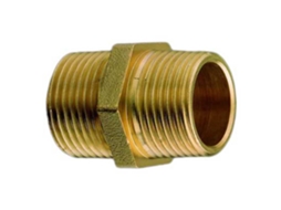 Conector Macho de Latão Dourado 1/4´´PLASTIMO