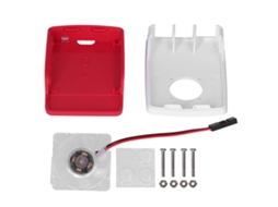 Capa Protetora Abs com Ventilador para Raspberry Pi Enclosure Shell Transparente S/MARCA