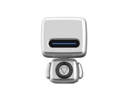 Mini Fofo Robô Portátil Bluetooth Caixa De Som Cinza