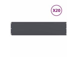 Lawn Edging, Lawn Edgings Vidaxl Antracite Aço (25 X 103 Cm)