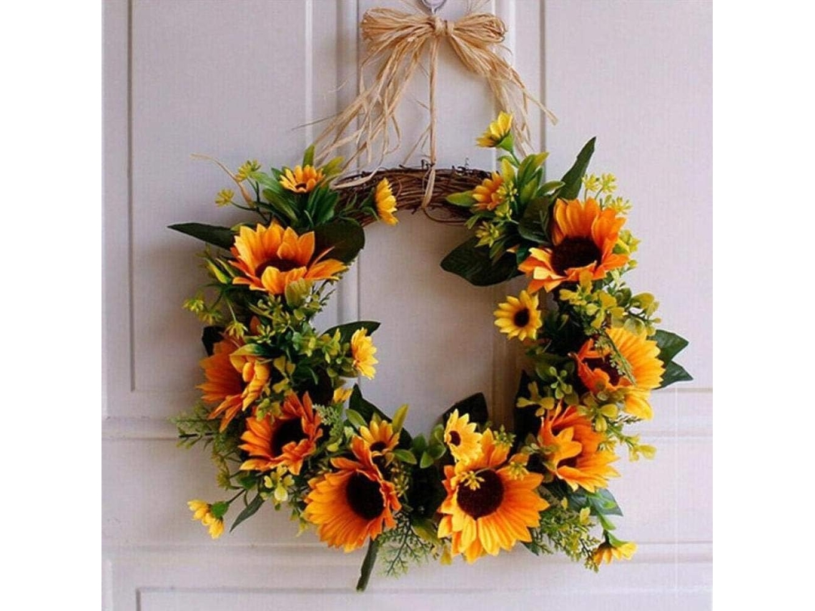Guirlanda de vime de 30 cm para decoração de casamentos e festas do Ramadã, faça você mesmo!