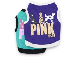 Camisa Rosa Para Cachorro Pequeno Porte 2 Unidades Embaladas