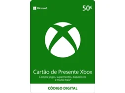 Cartão Presente XBOX Live 50 Euros (Formato Digital)