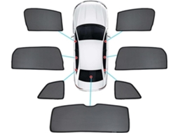 Tapete Automotivo para Janelas Dianteiras e Traseiras de Carros Nissan Altima e Teana L33 2013 2018 Proteção