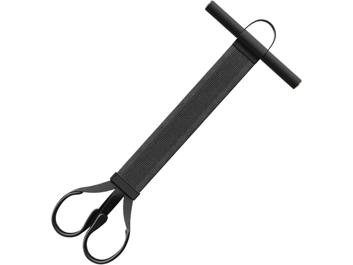 Faixa Elástica De Resistência Com Pedal Puller 54kg 120lb Treinador Multifuncional Auxílio | Em Formato Pétala