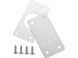 Tofficu 20 Peças Placa De Reparo Em Aço Suporte Para Armário, Móveis E