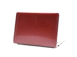 Capa Protetora De Plástico Tipo Colmeia Para Laptop Para Macbook Air 13,3 Polegadas A1932 / A2179 / A2337 Brilvibera (bordô)