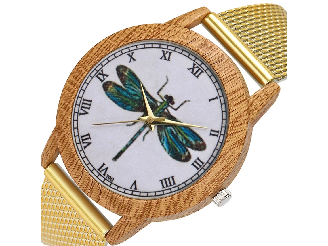 Reloj Casual T90-f De Moda Nueva Unisex Con Correa De Silicona Oro