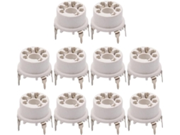 Conector De Válvula De 7 Pinos Em Plástico Para Amplificadores De Áudio