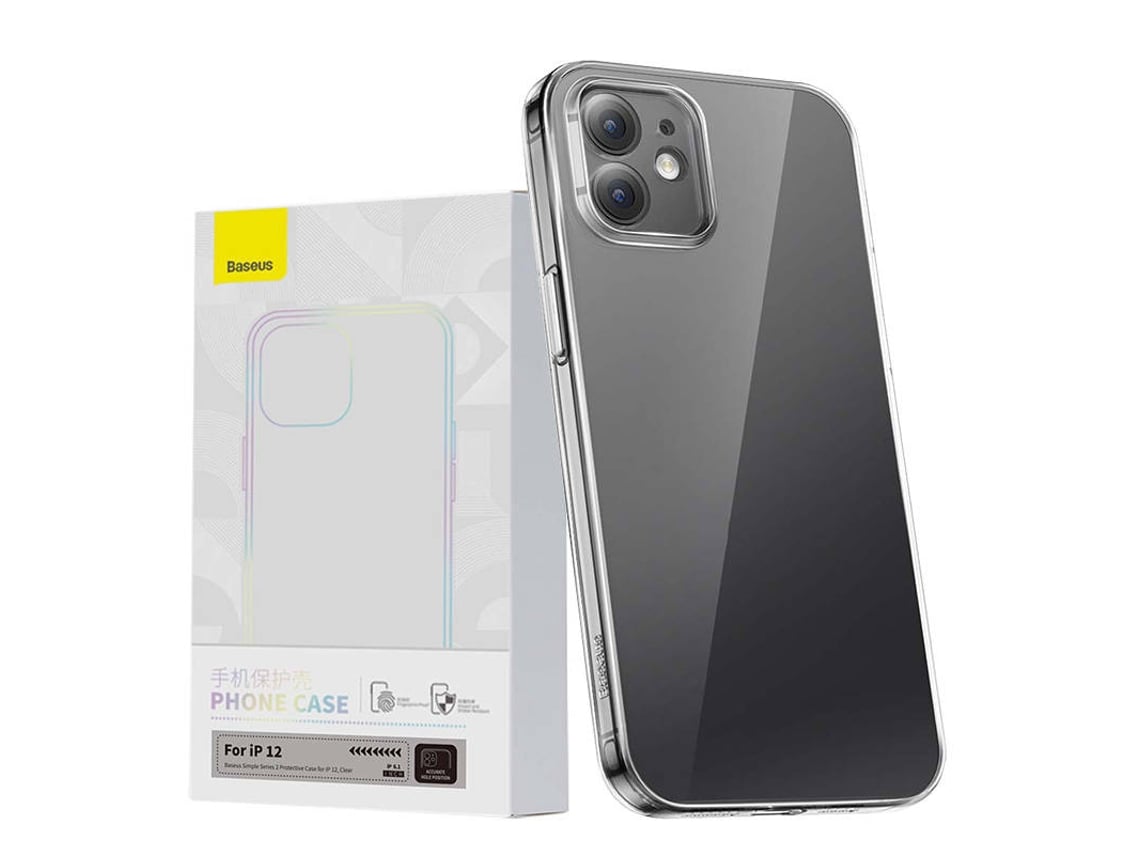 Capa Baseus Para Iphone 12 Com Proteção Reforçada E Parte Traseira Antiderrapante